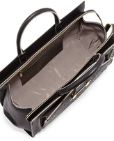 Thumbnail for your product : Jason Wu Daphne Laser-Cut East-West Tote Bag, Black