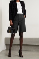 Thumbnail for your product : Saint Laurent Herringbone Wool Shorts