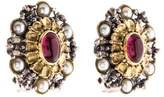 Thumbnail for your product : Konstantino Pearl & Tourmaline Clip-On Earrings