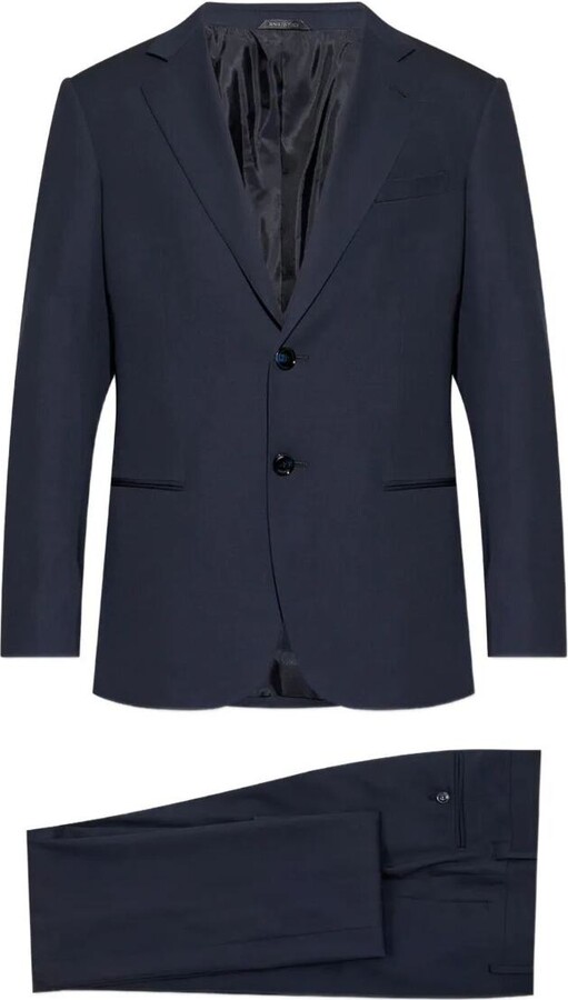 Giorgio Armani Wool-Blend Single-Breasted Suit