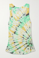 Thumbnail for your product : Sprwmn Tie-dyed Cotton-jersey Tank - Neutrals