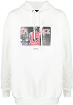Thumbnail for your product : Throwback. Graphic Print Drawstring Hoodie