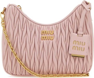 MIU MIU: sponge bag - Pink  Miu Miu shoulder bag 5NE8412DPO online at