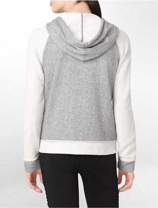 Calvin Klein Womens Performance Zip Front Hooded Jacket