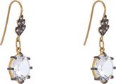 Thumbnail for your product : Cathy Waterman Double-Drop Earrings-Colorless