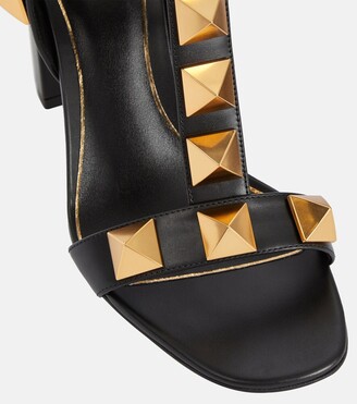 【Valentino】ROMAN STUD SANDAL 90MM◆1W0S0CR1ZWM Valentino Garavani Roman Stud 90mm Leather Sandals | Pink