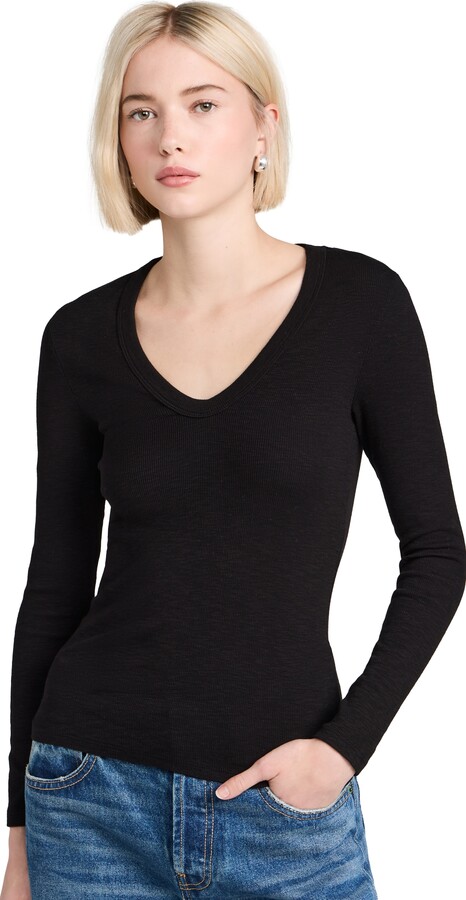 Enza Costa Textured Rib Top