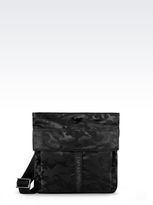 Thumbnail for your product : Emporio Armani Flat Messenger Bag In Camouflage Technical Fabric