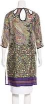 Thumbnail for your product : Etro Cutout Silk Tunic