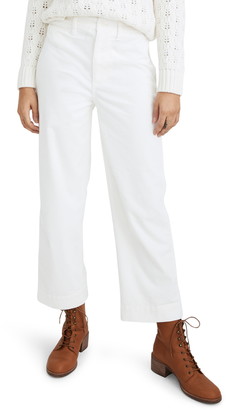 womens ivory corduroy pants