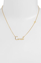 Thumbnail for your product : Argentovivo Personalized Script Name with Cross Necklace