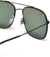 Thumbnail for your product : Ray-Ban 'RB3595' double bridge metal square sunglasses