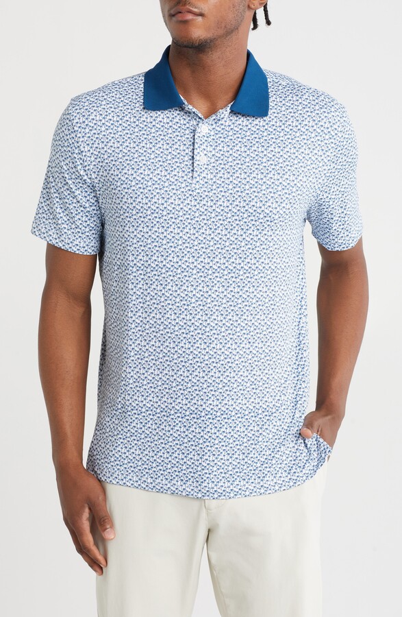 Palm Print Golf Polo