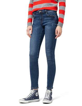 Pieces Women's Pcfive Soft V174 Mw Skn Jeans Mb Tb/noos Skinny