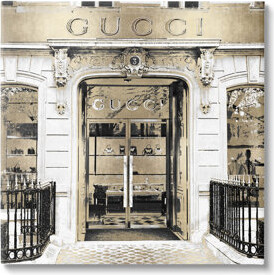 Stupell Industries City Fashion Brand Shop Architecture Canvas Wall Art By Madeline Blake