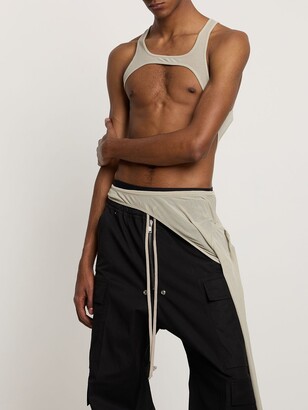 Rick Owens Viscose & Silk Banana Skeletank - ShopStyle Shirts