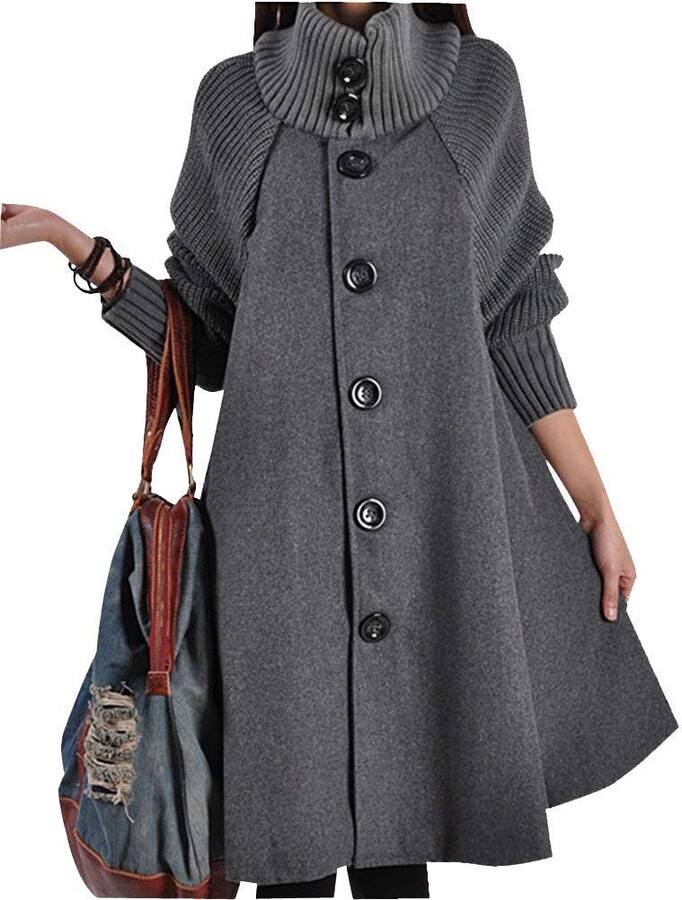 high collar coat
