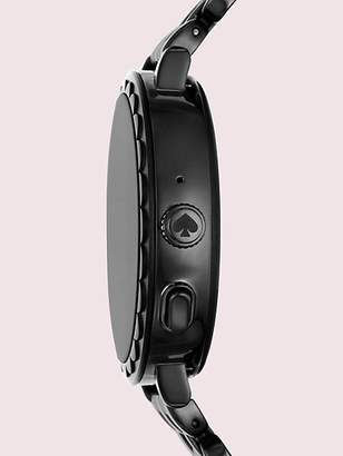 black silicone scallop smartwatch 2