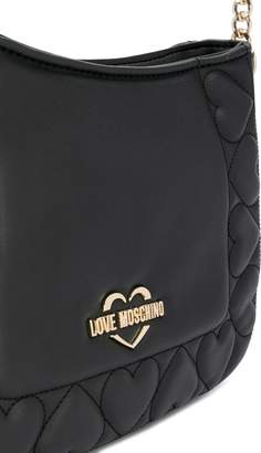 Love Moschino heart-stitched shoulder bag