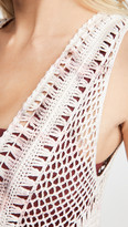 Thumbnail for your product : Tiare Hawaii Long Crochet Kimono Vest