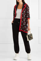 Thumbnail for your product : Gucci Oversized Alpaca And Wool-blend Jacquard Cardigan