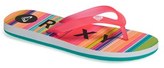 Thumbnail for your product : Roxy 'Tahiti' Flip Flop (Toddler, Little Kid & Big Kid)