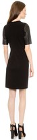 Thumbnail for your product : Vince Leather Sleeve Pencil Dress