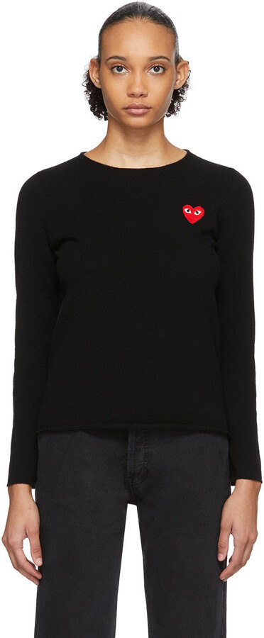 black heart sweater