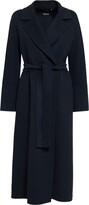 Thumbnail for your product : S Max Mara Elisa double wool drape belted coat