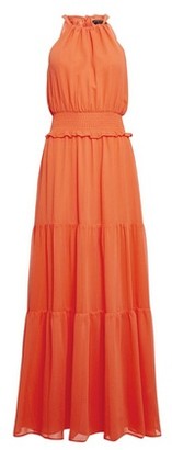 dorothy perkins orange maxi dress