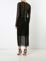 Thumbnail for your product : Sophie Theallet zip details lace dress