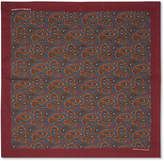 Thumbnail for your product : Turnbull & Asser Paisley-Print Silk-Twill Pocket Square