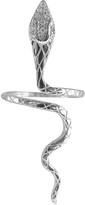 Thumbnail for your product : Wild Hearts Aria Snake Ring Silver