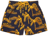 Thumbnail for your product : Vilebrequin Mistral Mid-Length Embroidered Swim Shorts