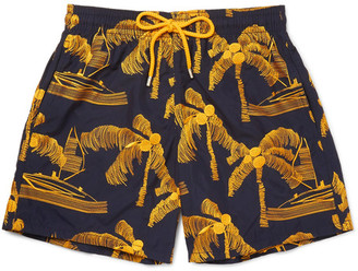 Vilebrequin Mistral Mid-Length Embroidered Swim Shorts