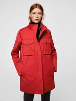 Thumbnail for your product : MANGO Detachable Waistcoat And Hood Parka - Red
