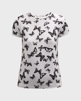 Thumbnail for your product : L'Agence Ressi Short-Sleeve Butterfly Tee