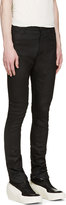 Thumbnail for your product : Julius Black Coated Slim Jeans