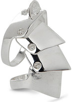 Thumbnail for your product : Vivienne Westwood Armour sterling-silver ring