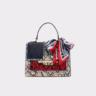 aldo blue and red bag