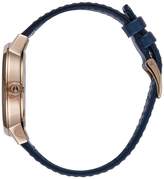 Thumbnail for your product : Nixon Kensington Rose Gold Dial Navy Leather Strap Ladies Watch