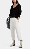 Thumbnail for your product : Nili Lotan Women's Ginny Linen V-Neck Sweater - Black