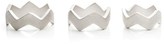Thumbnail for your product : Eddie Borgo Zigzag Stack Ring (Set of 3)