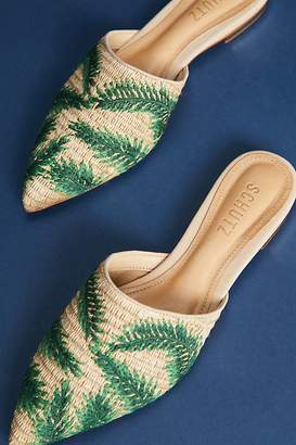 Schutz Schutz Elvan Palm Sandal Slides