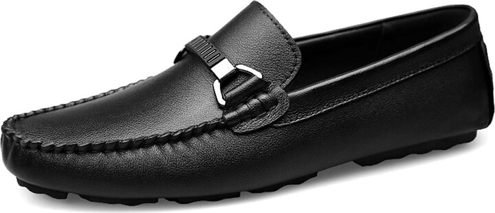 black casual loafers for men