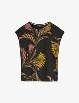 Thumbnail for your product : Ted Baker Pasley floral-print woven T-shirt