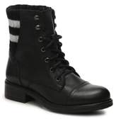 steve madden azure combat boot