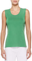 Thumbnail for your product : Misook Petite Scoop-Neck Knit Tank Top