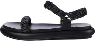 KHAITE Leather Slingback Sandals