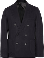 Thumbnail for your product : Lanvin Unstructured Double-Breasted Wool-Blend Blazer